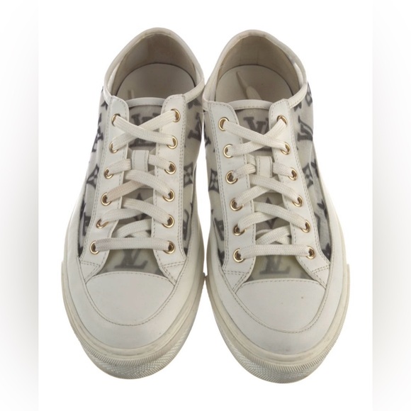 Louis Vuitton mesh LV monogram sneakers US 8/eu 38 - Picture 1 of 5